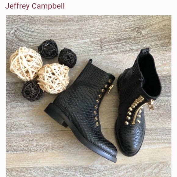 ◼🟨◼Jeffrey Campbell Studded Boots◼🟨◼ - Picture 2 of 12